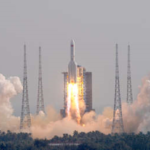 “Mengtian” en el lanzador Larga Marcha 5B Y4