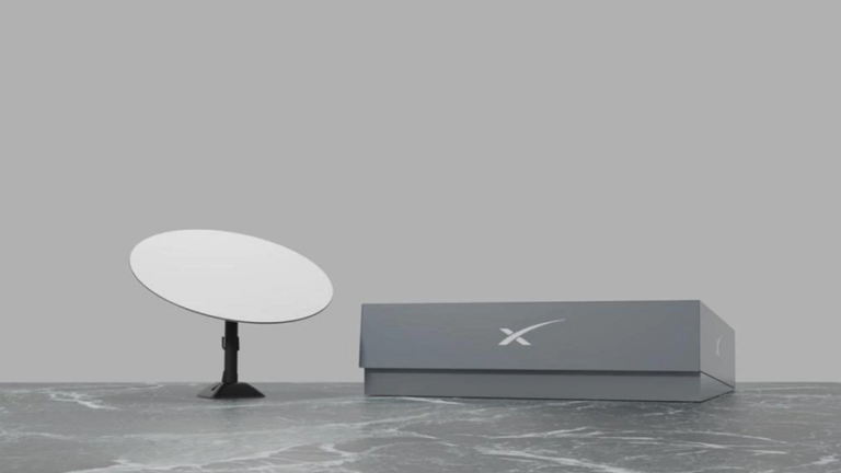 Antena de internet de starlink