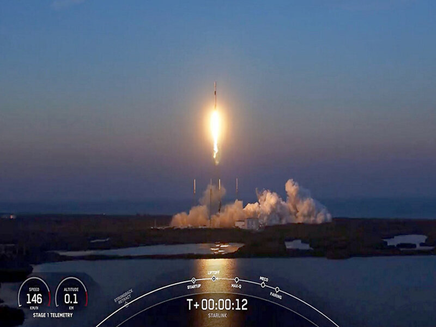 Lanzamiento Starlink Satélite