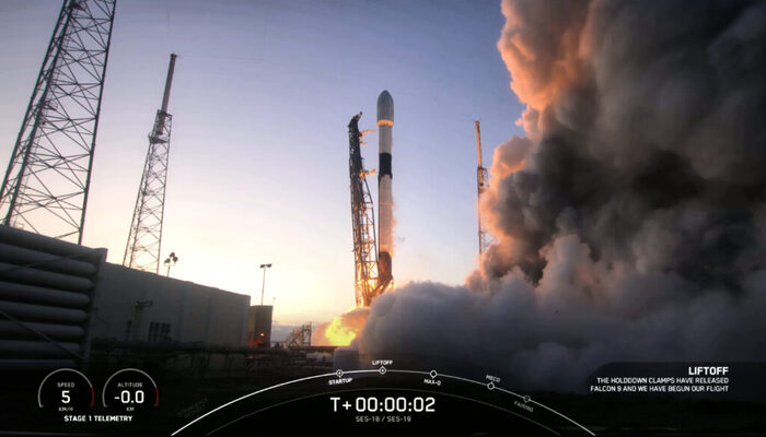 SpaceX SES1819 launch