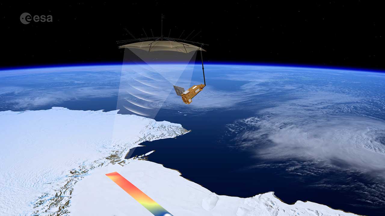 Recreación del funcionamiento del satélite Biomass