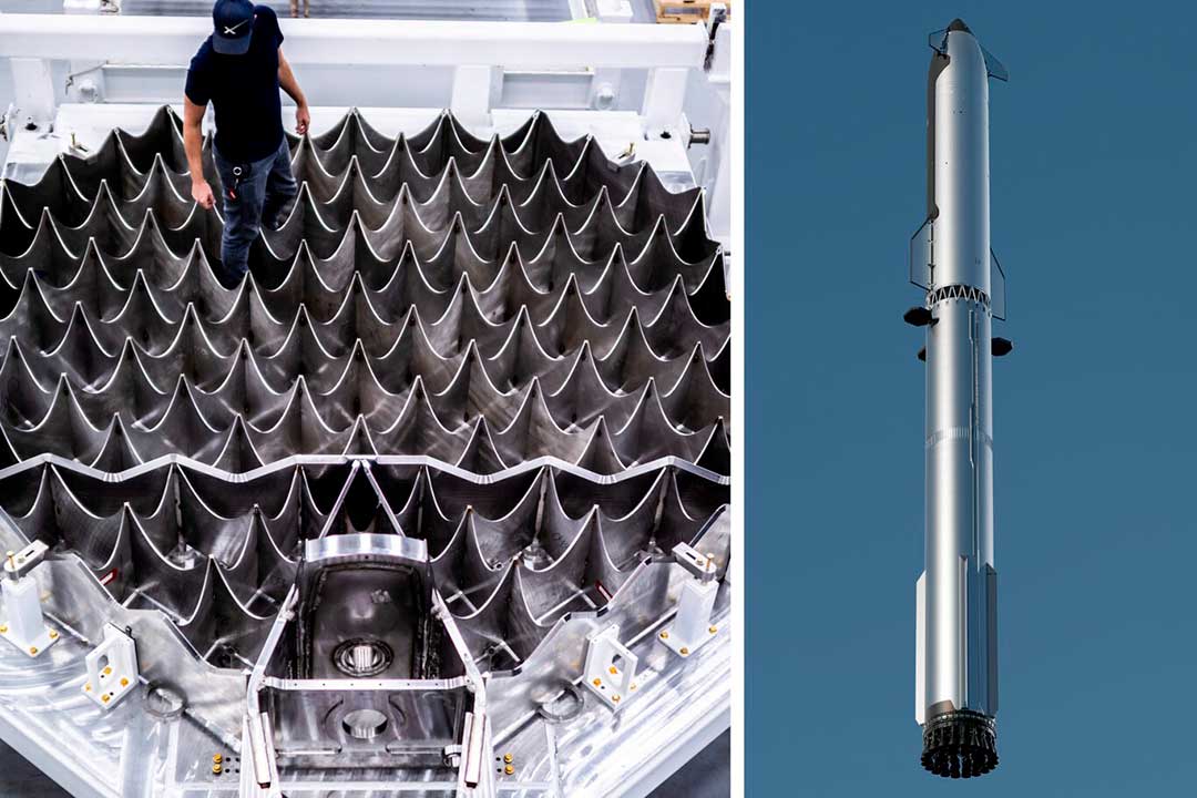 SpaceX presenta nuevas aletas de rejilla para el propulsor Super Heavy