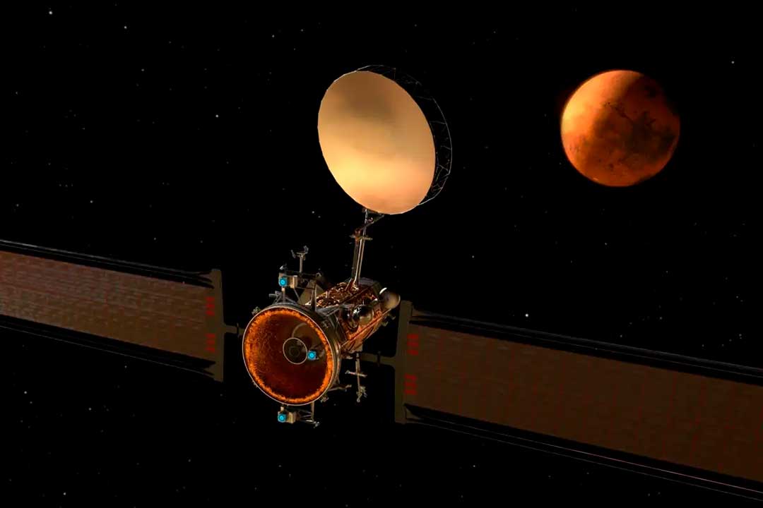 Blue Origin propone un orbitador de comunicaciones para Marte