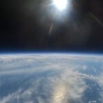 La foto: An image taken from Space Perspective's Spaceship Neptune Excelsior during its first full test flight on Sept. 15, 2024.