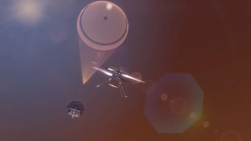 La NASA lanzará 6 helicópteros sobre Marte desde el aire
