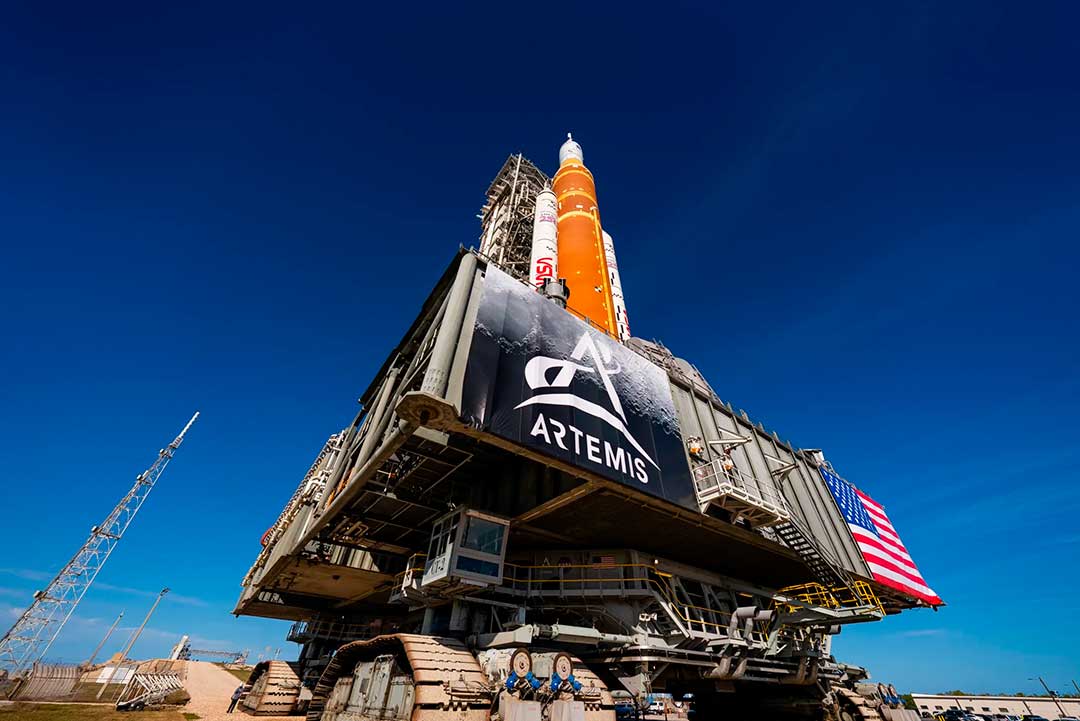 NASA pausa una prueba del SLS por una fuga de hidrógeno durante el abastecimiento