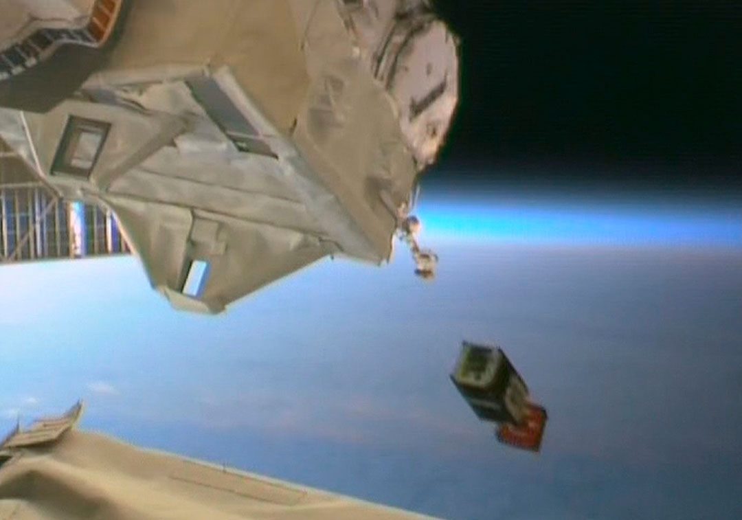 México despliega el CubeSat Gxiba-1 desde la ISS con KiboCUBE